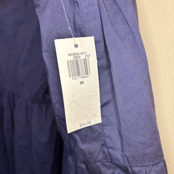 NWT Old Navy Women’s Dusty Navy Dropped-Waist Midi Skirt Size 3X - Picture 7 of 11